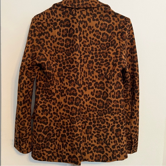 BLANKNYC Faux/Vegan Suede Leopard Print Jacket size XS - Picture 2 of 3